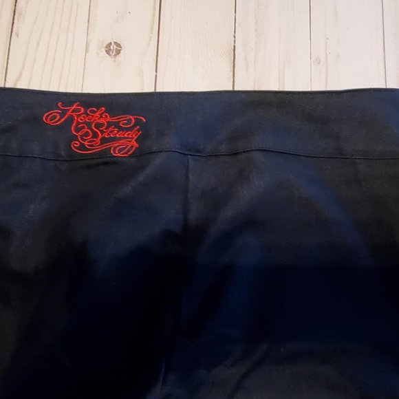 RockSteady Capri Navy with Side Zipper and Bows - Size 5 - Picture 3 of 5